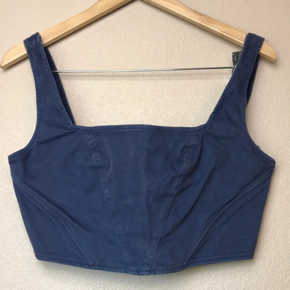 Free People Tops - Free People | Faux Suede Crop Tank
